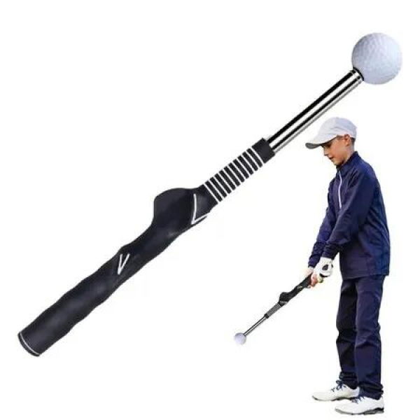 Golf Swing Trainer - Telescopic Practice Stick for Improved Swing and Posture