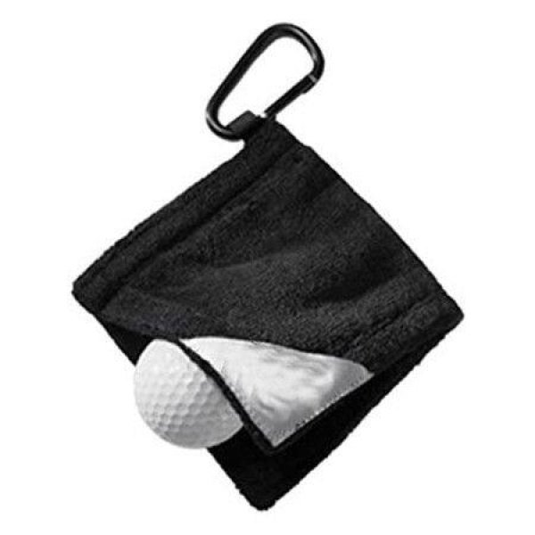 Golf Towel - Attachment Cleaner For Quick Access - Superior Cotton & Bamboo Golf Towels With Waterproof Membrane.