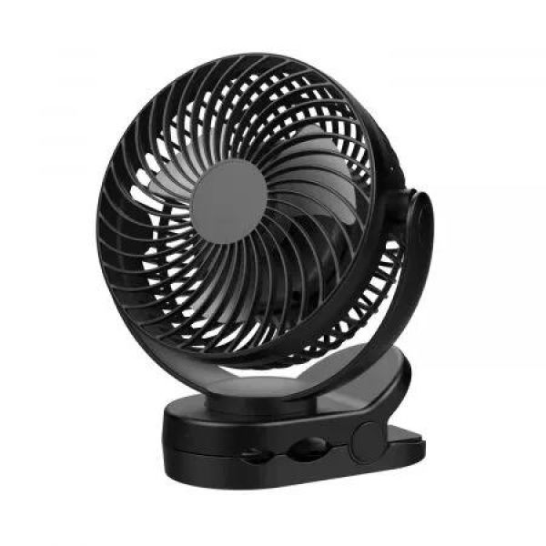 GOMINIMO 10000mAh Rechargeable Clip on Fan with Hook and LED Light GO-CF-100-YJE