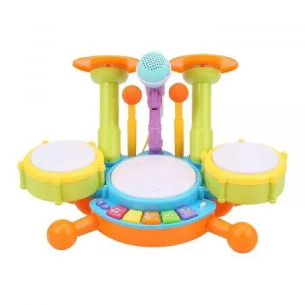 GOMINIMO Kids Toy Musical Drum Set Basic Version (Green) GO-MAT-114-XC