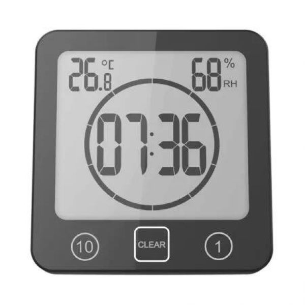 GOMINIMO Timer Shower Clock (Black) GO-SC-101-EM