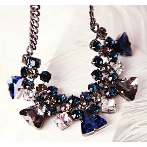 Gorgeous Shining Rhinestone Pendant Necklace