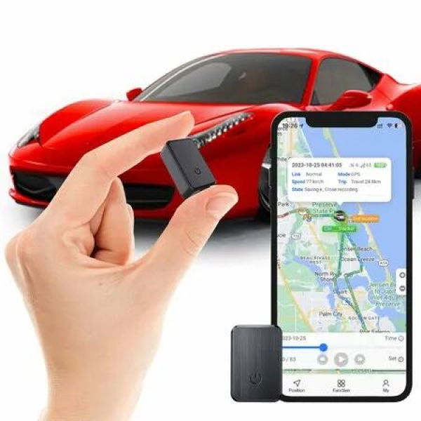 GPS Tracker for Vehicles Precise Real Time Tracking Devices Magnet Mount Full Global Coverage Tracker Device for Kids, Car Hidden,Assets,Elderly (GF-08)