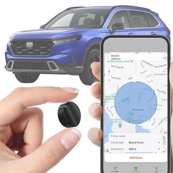 GPS Tracker for Vehicles, Real Time Tracking Device, Magnetic Design, No Subscription Fees GPS Tracker for Car Hidden