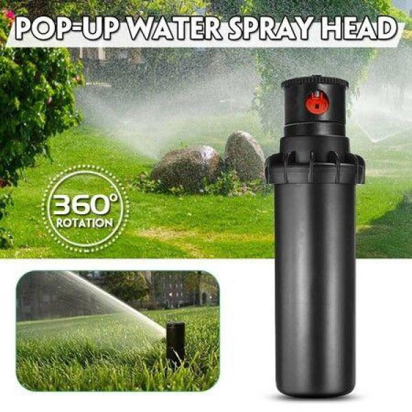 Grassland Integrated Sprinkler High-pressure 360 Degrees Rotating Watering Pop-up Spray Head Sprinkler Watering 5.0-15.2 Meters.