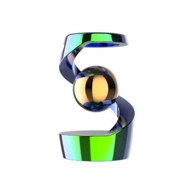 Gravity-Defying Kinetic Desktop Toy,Silent Metal Rotating Toy For Adhd,Office Balance Desk Toys Stress-relieving Toys Color Colorful