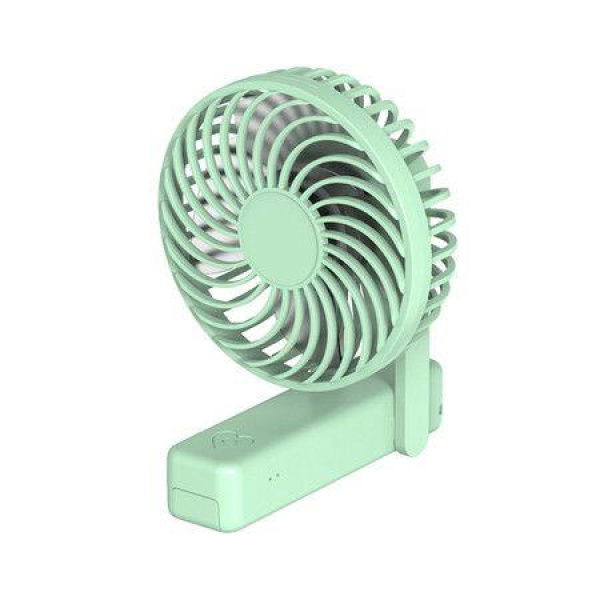 Green Handheld Fan,2000mAh Portable Fan Mini fan Small Personal Fan,Desk Fan Hand Held Fan Rechargeable Battery Operated Cooling Electric Fan