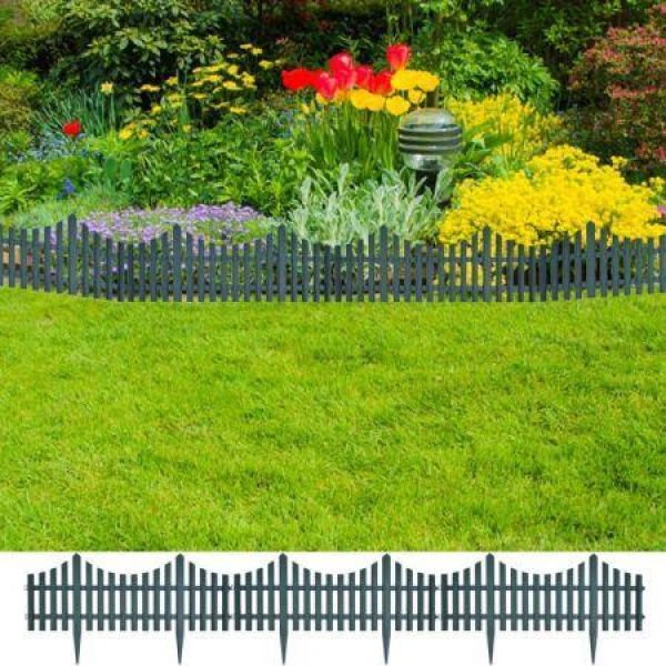 Green Lawn Divider 17 Pcs / 10 M