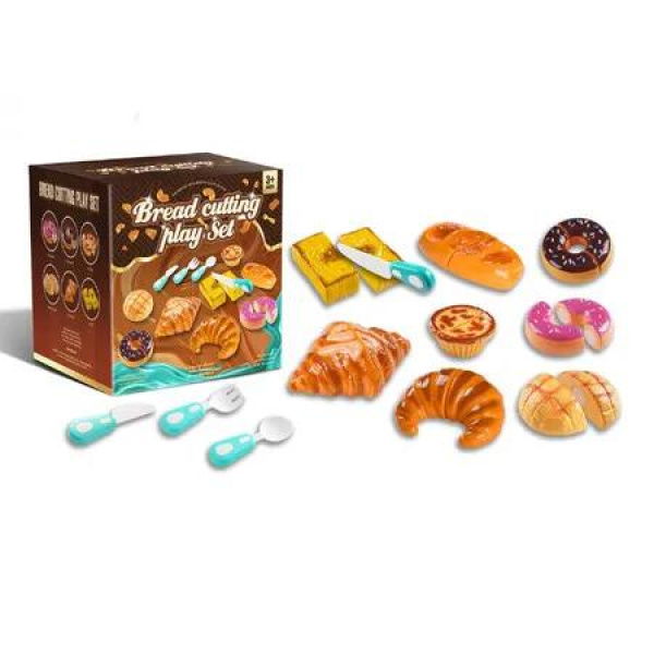 Green Play Home Kitchen Toys Afternoon Tea Simulation Dessert Food Girl Toys Gifts ParentChild for Ages 3 and Up