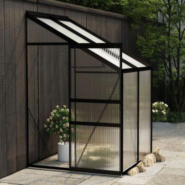 Greenhouse Anthracite Aluminium 2.7 mÂ³