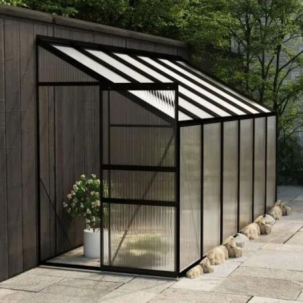 Greenhouse Anthracite Aluminium 7.77 mÂ³