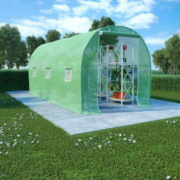 Greenhouse With Steel Foundation 9m X 4.5m X 2m.