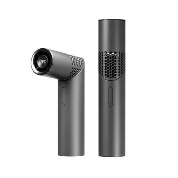 Grey High Speed Folding Telescopic Mini USB Handheld Fan 90Â°Omnidirectional Folding 199 Levels Of Delicate Wind Speed