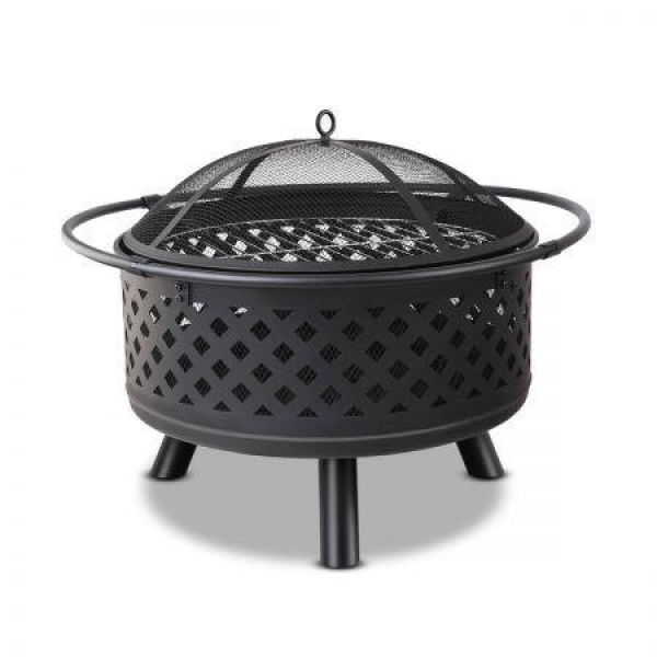 Grillz Fire Pit BBQ Grill 76cm