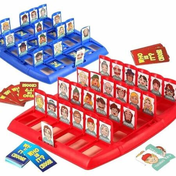 Guess Who Game,Who am I Game for Kids Families,Fun Family Guessing Board Game,Educational Memory Logic Toy,Ages 3+