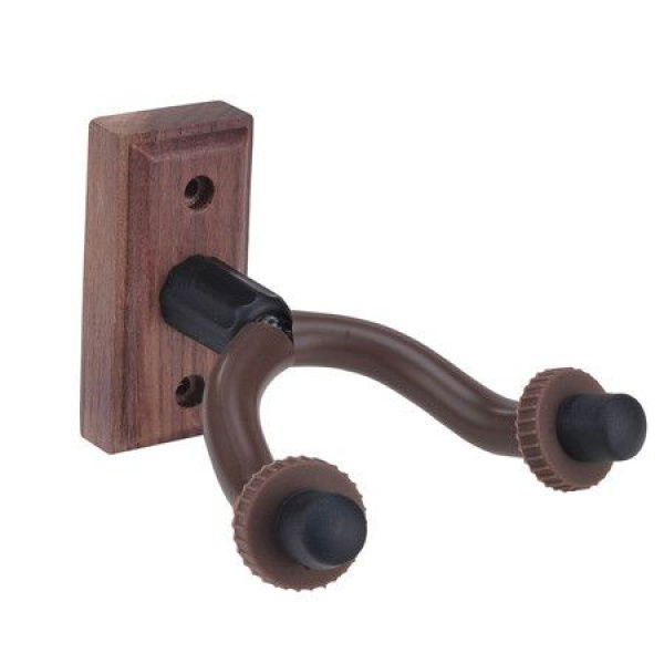 Guitar Hanger And Guitar Wall Mount Bracket Holder For Acoustic And Electric Guitars Black Walnut