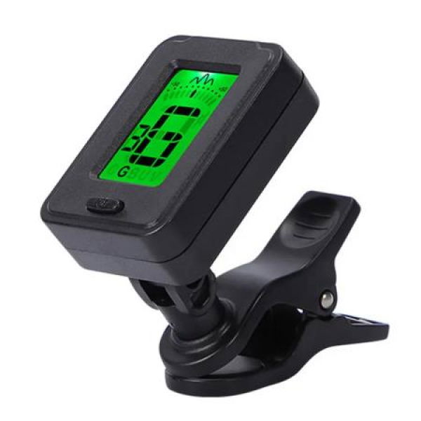 Guitar Tuner Clip On With Guitar Capo For Guitar Bass Violin Ukulele With LCD Display