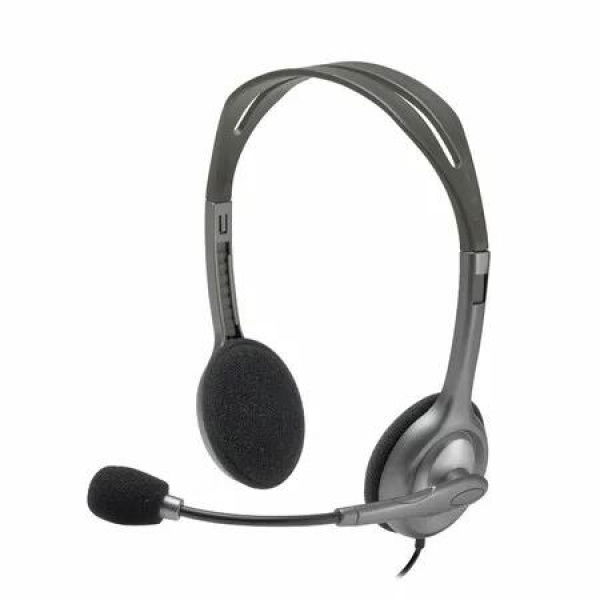 H110 Stereo Headset with Noise Cancelling Microphone for Computer PC