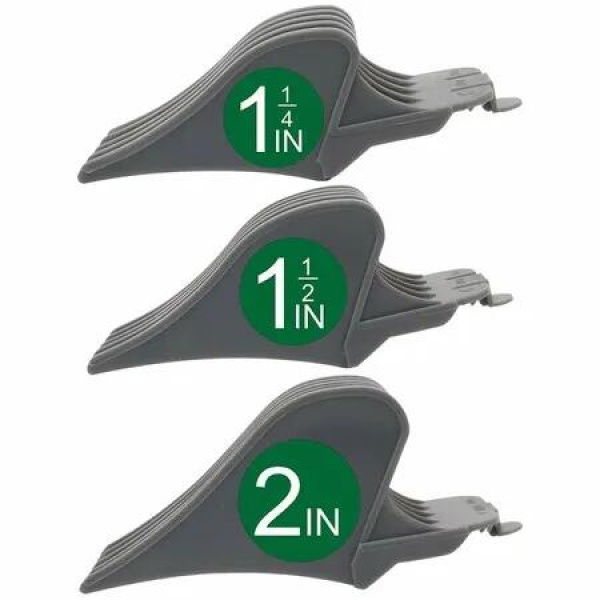 Hair Clipper Guards for Wahl Clippers, 3 Pcs Includes NO.10, NO.12, NO.16, Fits Most Wahl Clippers, 1.5 inch, 1.25 inch and 2 inch, Grey