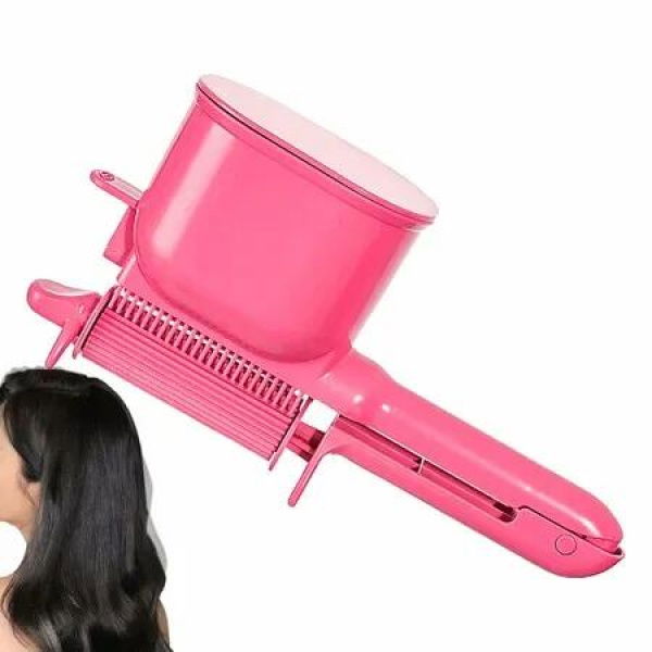 Hair Dye Coloring Brush Applicator Kit For DIY Hair Coloring 2 in 1 Comb Brush Design Hair Dye Applicat Roller For Home Color Pink