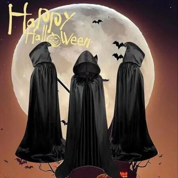 Halloween Christmas Cloak Costumes Party Cape (180 CM), 1 Pack