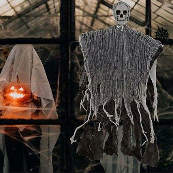 Halloween Hanging Grim Reapers Decorations Halloween Skeleton Ghost Decorations Indoor Outdoor Halloween Decorations For Haunted House Prop Decor