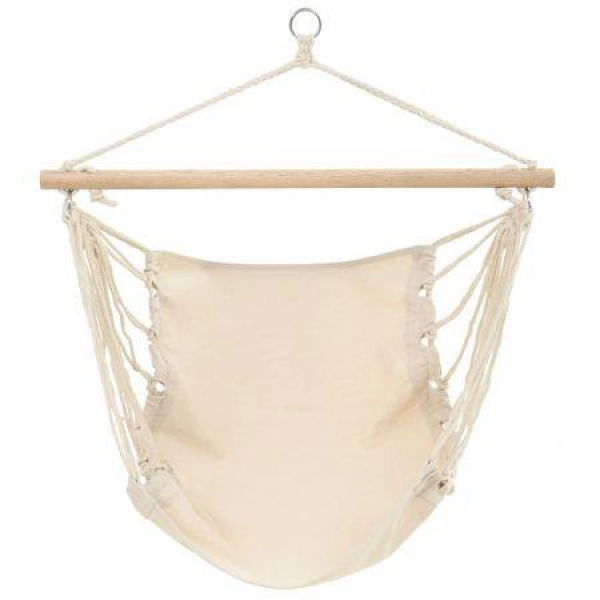 Hammock Chair Cream 100x80 Cm