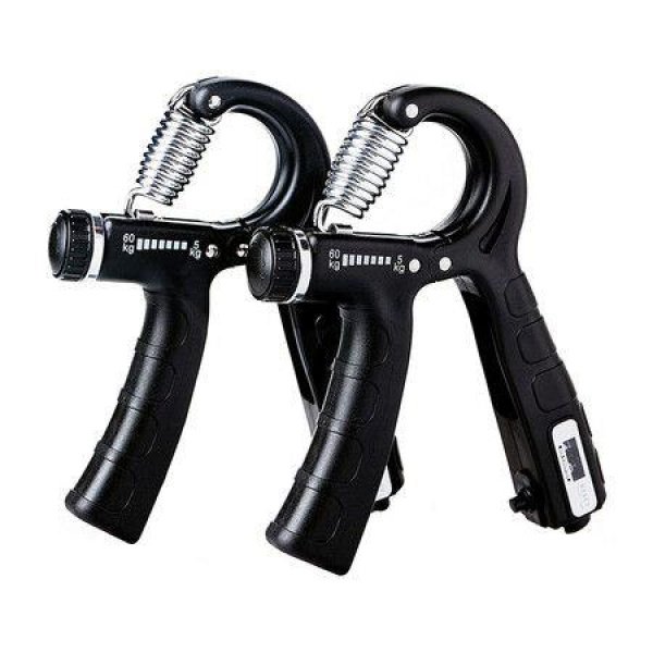Hand Grip Strengthener 2 Pack Grip Trainer Forearm Exerciser With Counter Adjustable Resistance 11-132lbs Portable Forearm Exercise Equipment