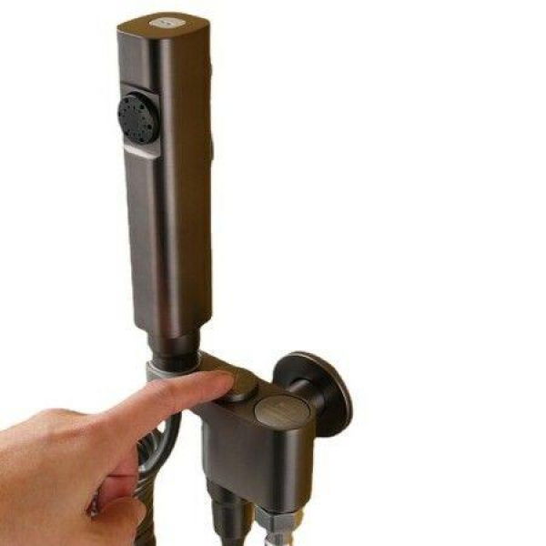 Handheld Bidet Sprayer For Toilet For Toilet With Slide And Set Pressure Control Support Wall Or Toilet Mount