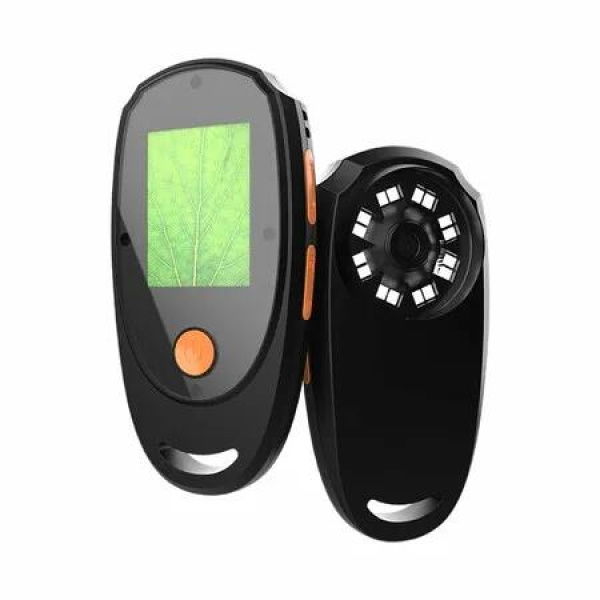 Handheld Digital Microscope with 2.0 Inch IPS Color Screen,Portable Magnifying Glass,400x Magnification,8 Adjustable 3-Level LED Lights