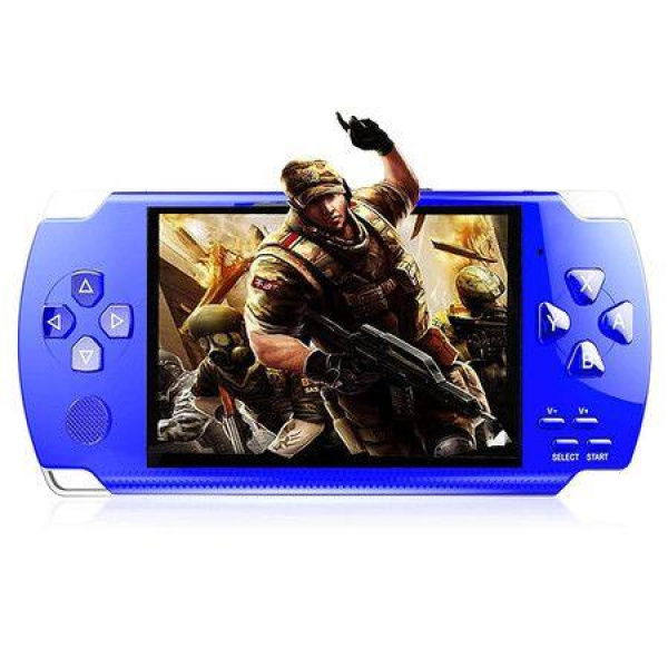 Handheld Game Console, Built-in 1200 Games with 4.3 Inch HD Screen, Retro Game System Support TV Output, Best Gift for Kids(Blue)