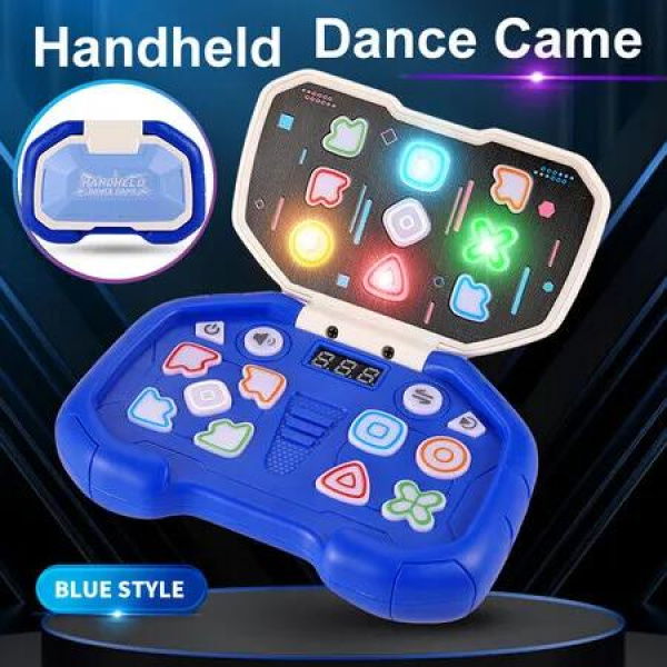 Handheld Games, Light Up Electronic Fast Press Game, Puzzle Sensory Toys, Fidget Games Travel Toys for Boys Girls Birthday Gifts, Blue