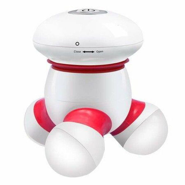 Handheld Massager Mini Portable Vibrating Body Massager With LED Light For Hands Head Neck Back Legs Arms Pain Release Battery Operated