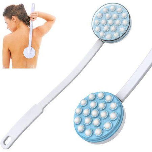 Handheld Self-Handhled Easy Reach For Sunscreen Cream Shower Gel On Back Legs And Feet Long Shower Bath Brush