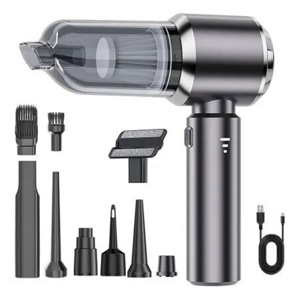 Handheld Vacuum Cleaner, 16000Pa 4 in 1 Handheld Vacuum Cordless with Brushless Motor, One-Touch Dust Removal, Ideal Gift for Office Home Car