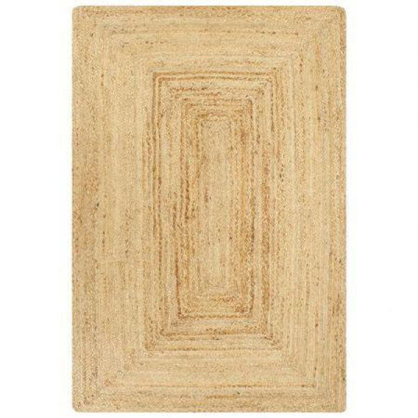 Handmade Rug Jute Natural 120x180 cm