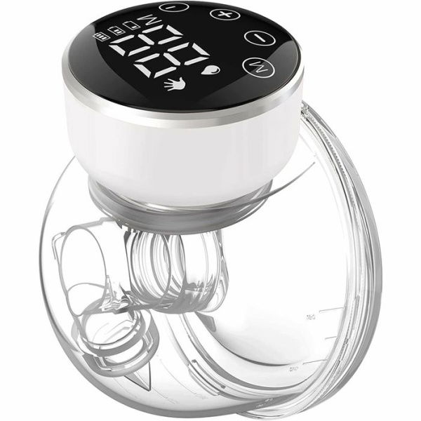 Hands-Free Wearable Breast Pump Low-Noise Breast Pump With Longer Battery Life & LED Display Portable Electric Breast Pump With 3 Modes & 9 Levels (1 Pack)