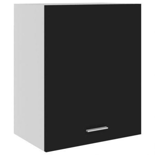 Hanging Cabinet Black 50x31x60 Cm Chipboard