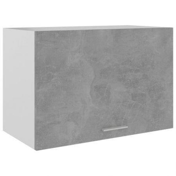 Hanging Cabinet Concrete Grey 60x31x40 Cm Engineered Wood