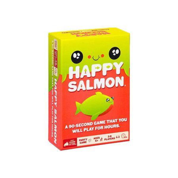 Happy Salmon Party Card Game Family-Friendly Fast-Paced Fun for Adults Teens Kids