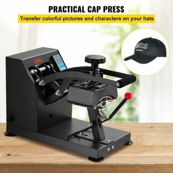 Hat Press 3.5 x 5.5in Cap Heat Press Machine Aluminum Transfer Sublimation