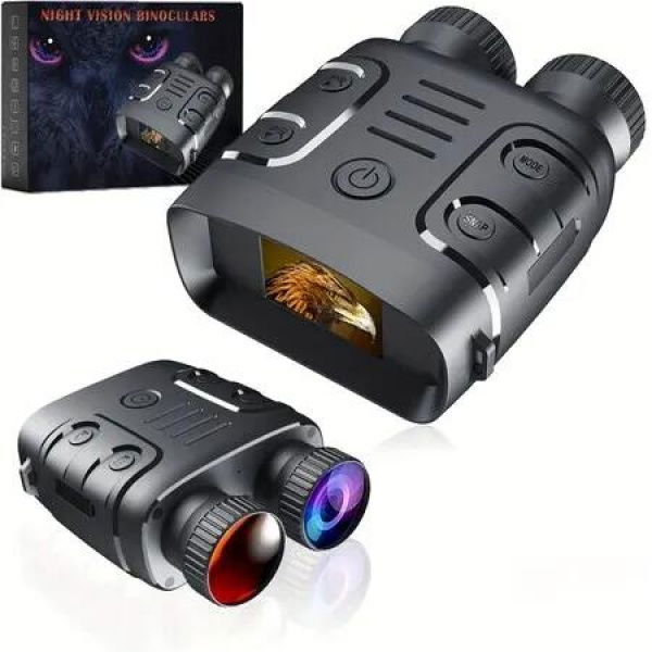 HD 1080p Night Vision Binoculars Goggles With 5x Digital Zoom,7 Level Digital Infrared - Hiking Equipped Telescope for Hunting,Camping-1 Pack