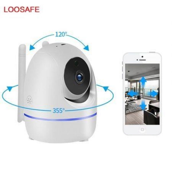 HD 3.0MP Wireless Indoor Baby/Pet Monitor Cloud Storage WiFi IP Camera Remote Home P2P PTZ Camera.