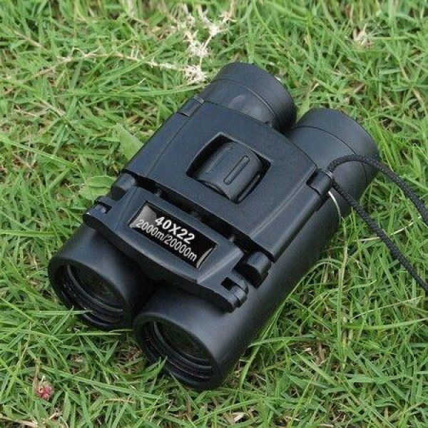 HD 40x22 Binoculars With Vision Up To 2000MFoldable Mini Telescope For Hunting Sports Or Outdoor Camping Trips