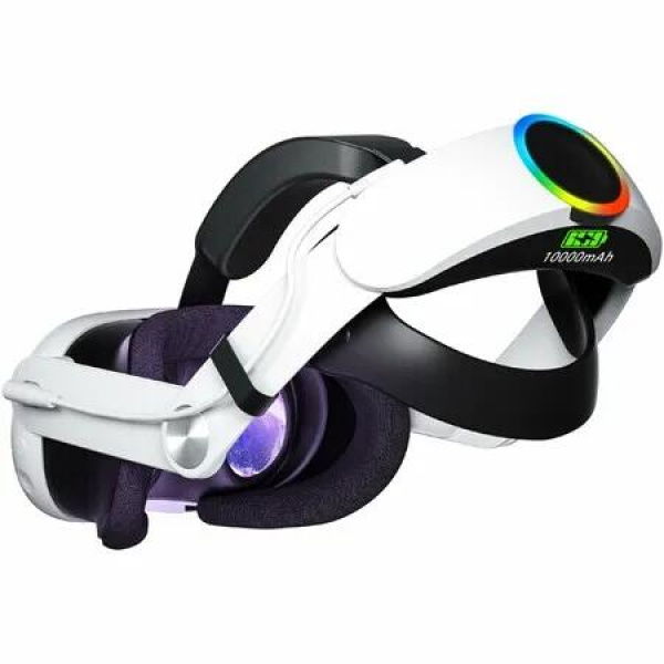 Head Strap with Battery Adjustable Head Strap Enhanced Support and Balance in VR Brand