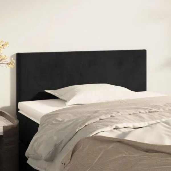 Headboard Black 100 cm Velvet