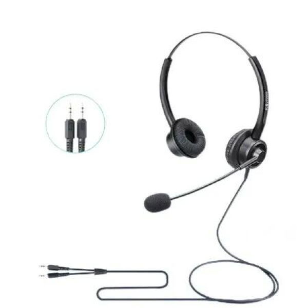 Headset For PC Computer Call Center Ultra Comfortable Customer Service Earphone With Noise Cancelling Headsets Headphones Microphone