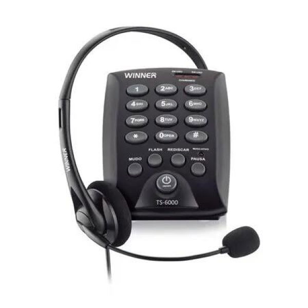 Headset Noise Cancelling Earphone For Sales Call Center Customer Service Phone Clear Sound Office Professional Bussiness Service Phone