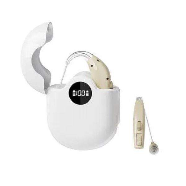 Hearing Aids Hearing Amplifiers for Seniors Rechargeable with Noise Cancelling Hearing Aid Loss Amplifier Seniors with Charging Case