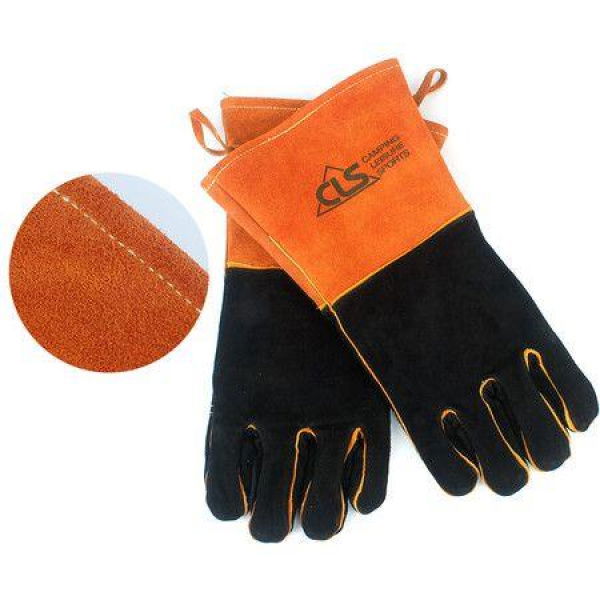 Heat Fire Resistant Barbecue GlovesMitts For FireplaceBBQWelderGrill